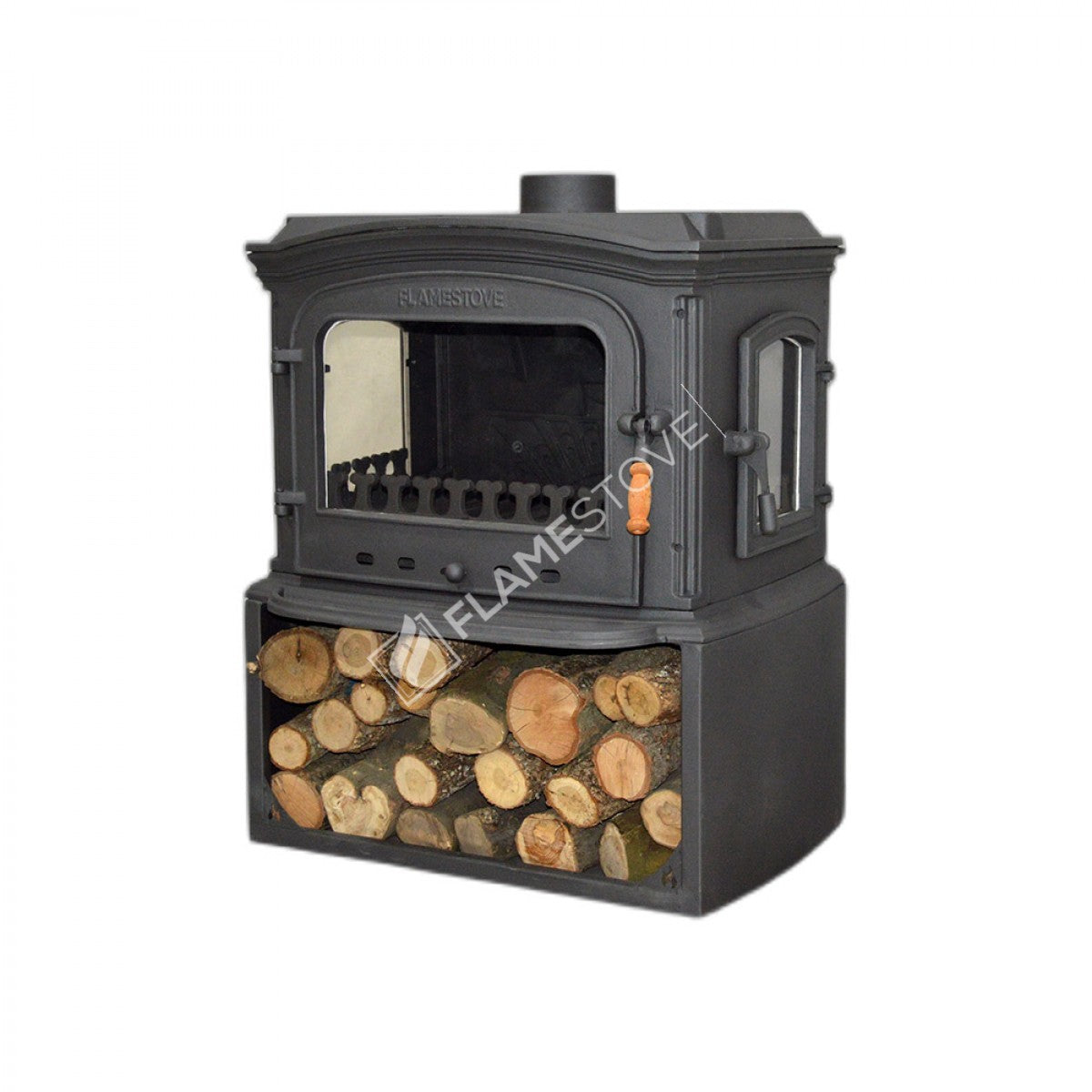 Lux Stove Side Altar Odunluklu Casting Clamshell | High Efficiency Wood & Coal Stove, Double Combustion, Energy Class A
