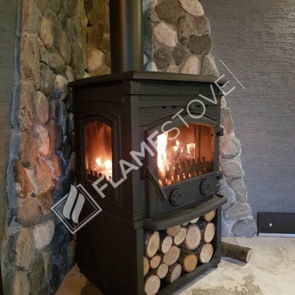 Wood Stove With Cast Side Cover Ultra Sirius Reservoir