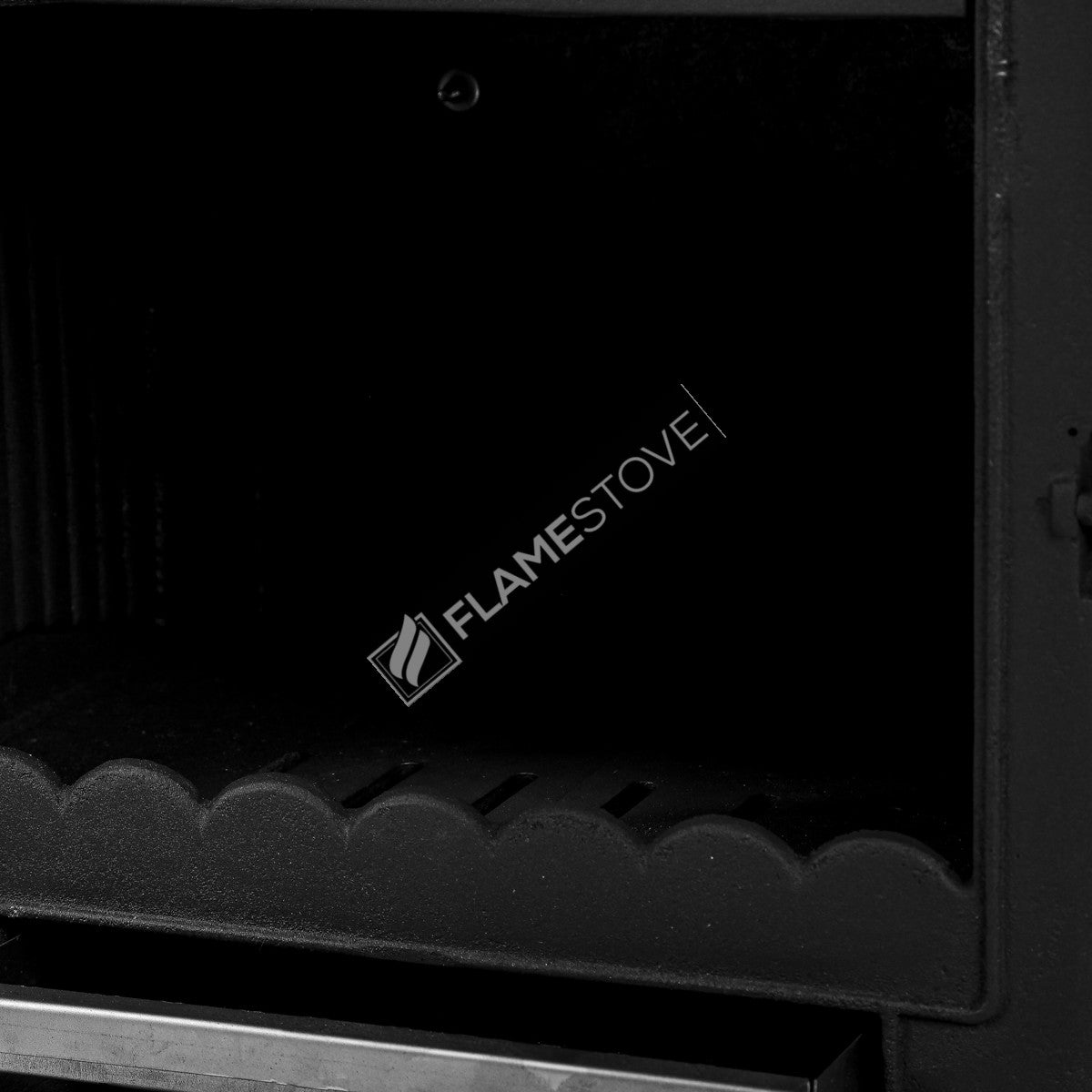 Praising Casting Furnaces Stove Modena High Strength | high efficiency Wood &amp; coal stove, Schott Robax Glass, wooden handle, 10 kW