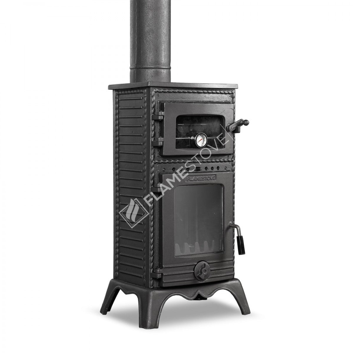 All the major cast iron stove with the Stove | high efficiency wood & Coal Stove, Schott Robax glass, enamel Stove, Heating 70 m2
