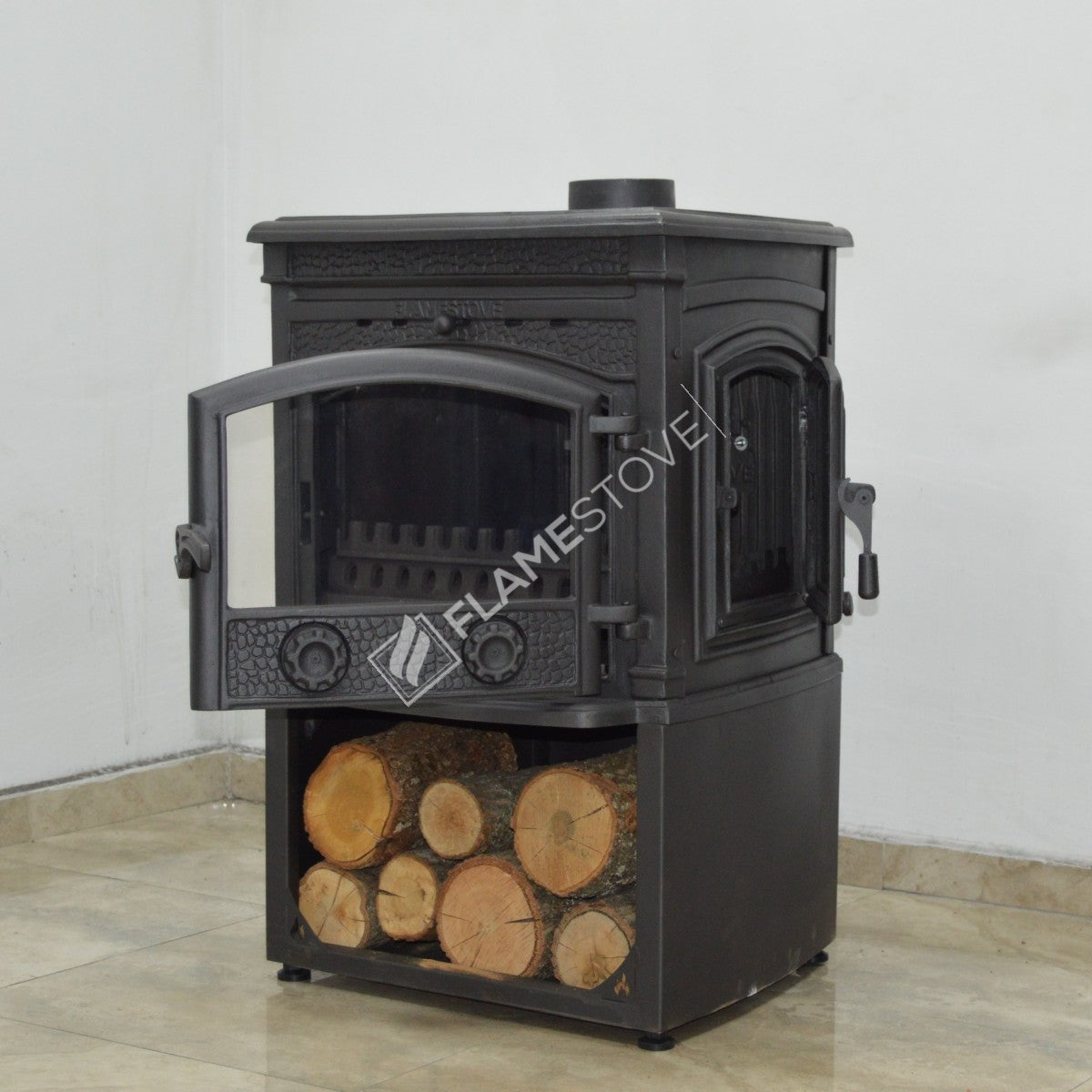 The Side Cover With The Sirius Star Cast Stove Odunluklu