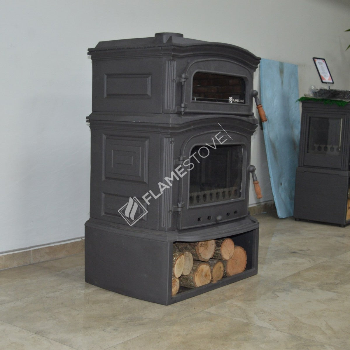 Premium style Stove altar TBSP Casting | high efficiency Furnaces, Wood & coal stove, double Combustion, energy Class A, side Cover, Odunluklu