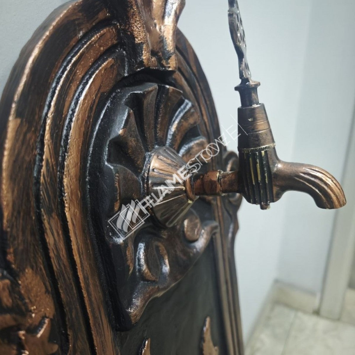 Flame Stove FS-902 patterned aluminum Copper fountain garden - add elegance to the outer space!