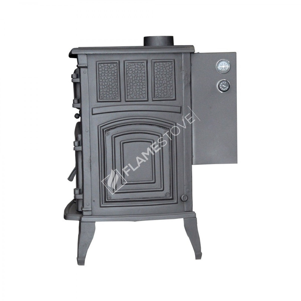 Mega Juicy Sirius the system's dual-Fired stove cast | high efficiency wood & Coal Stove, Schott Robax Glass, CE/Ecodesign 2022, 25 kW