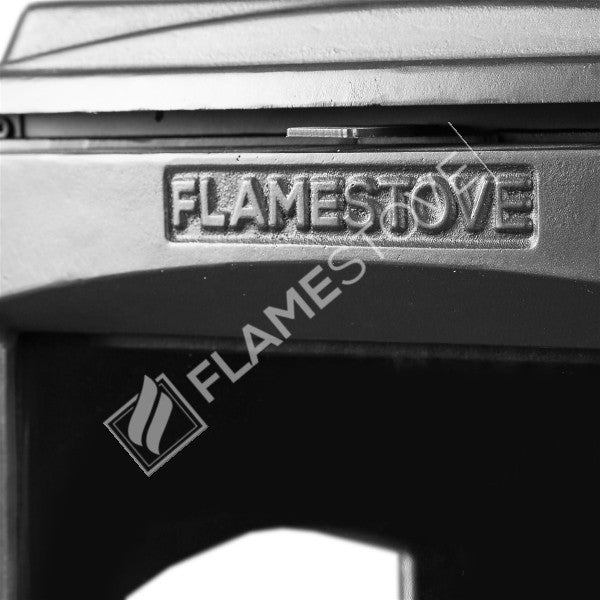 Lodi Lux Pellet Stove triple-glazed | pellet stove high efficiency, Class A, Schott Robax glass, chrome, combustion chamber, 7 kW