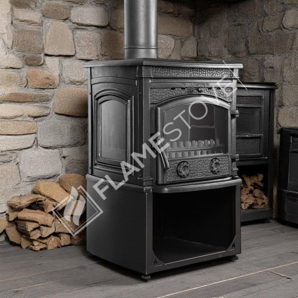 Wood Stove With Cast Side Cover Ultra Sirius Reservoir