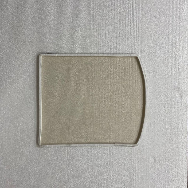 Altar side of the cover glass (FS-32YK,and 34YK series, printed in England)