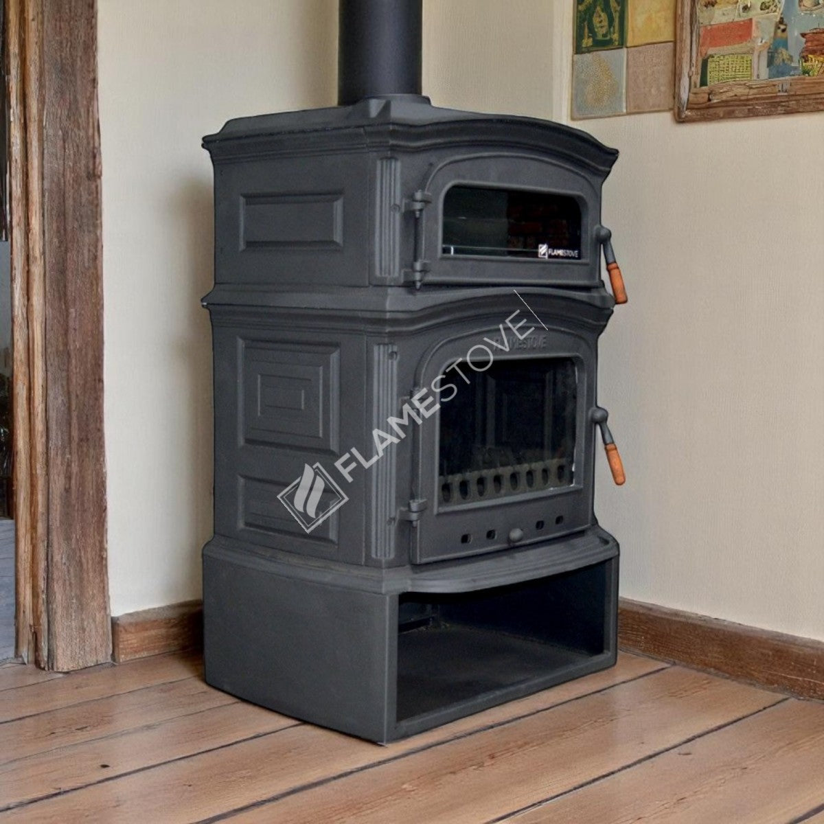 Premium Style Stove Casting | High Efficiency Furnaces, Wood & Coal Stove, Double Combustion, Energy Class A, Side Cover, Odunluklu