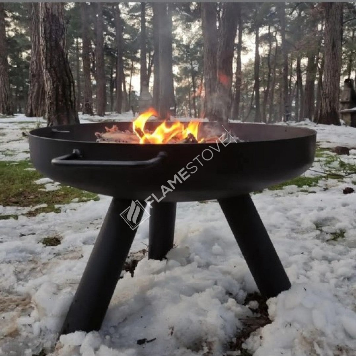 Feast Flame and fire pit | 60 cm sub-grid | Grill Top 34 cm | 2.5 mm thick hair | Deep Reservoir