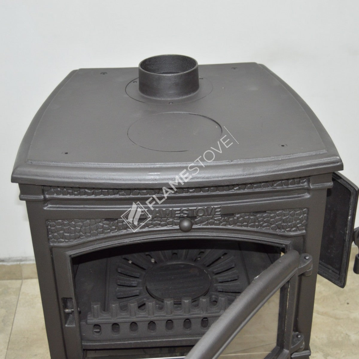 The Side Cover With The Sirius Star Cast Stove Odunluklu