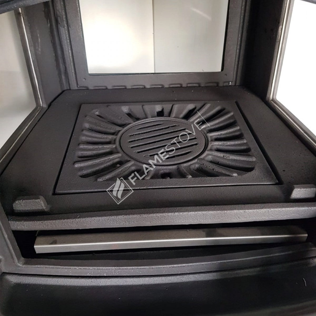 4 2 Sirius maxi casting glass stove furnaces | high efficiency Wood & coal stove, Schott Robax Glass, rear air Balance system, 15 kW