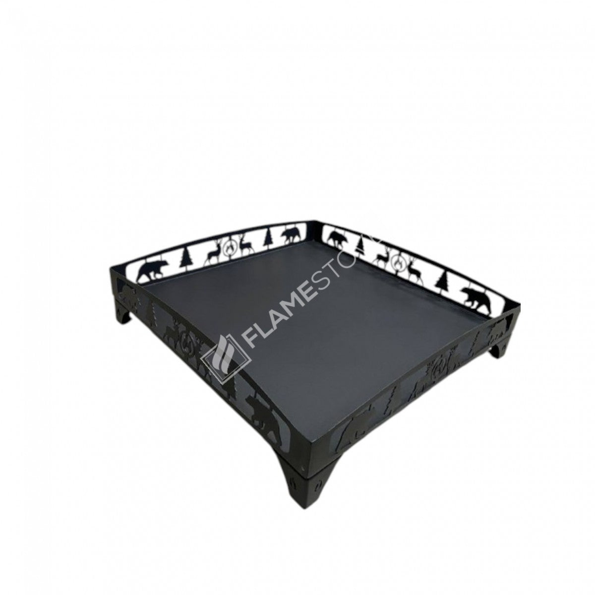 Stove forest pattern laser cutting Pad 50 x 50 cm