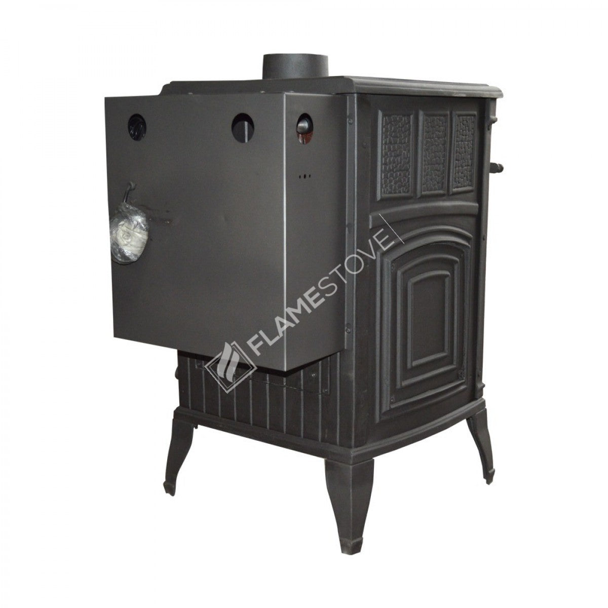 Mega Juicy Sirius the system's dual-Fired stove cast | high efficiency wood & Coal Stove, Schott Robax Glass, CE/Ecodesign 2022, 25 kW
