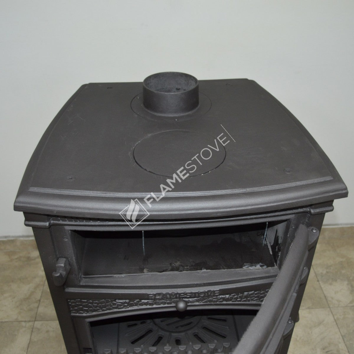 Sirius TBSP Mega Odunluklu Casting Furnaces Style Stove | high efficiency wood & Coal Stove, Schott Robax Glass, side cover 15 kW