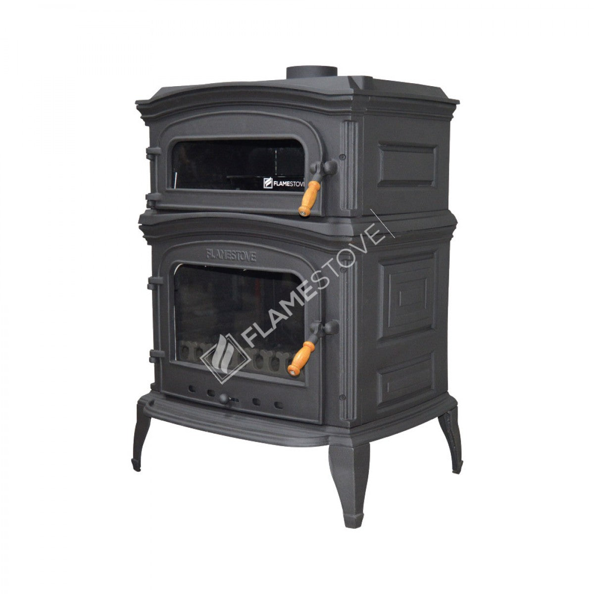 Altar Stove Cast Premium | High Efficiency Furnaces, Wood & Coal Stove, Double Combustion, Energy Class A, Side Cap