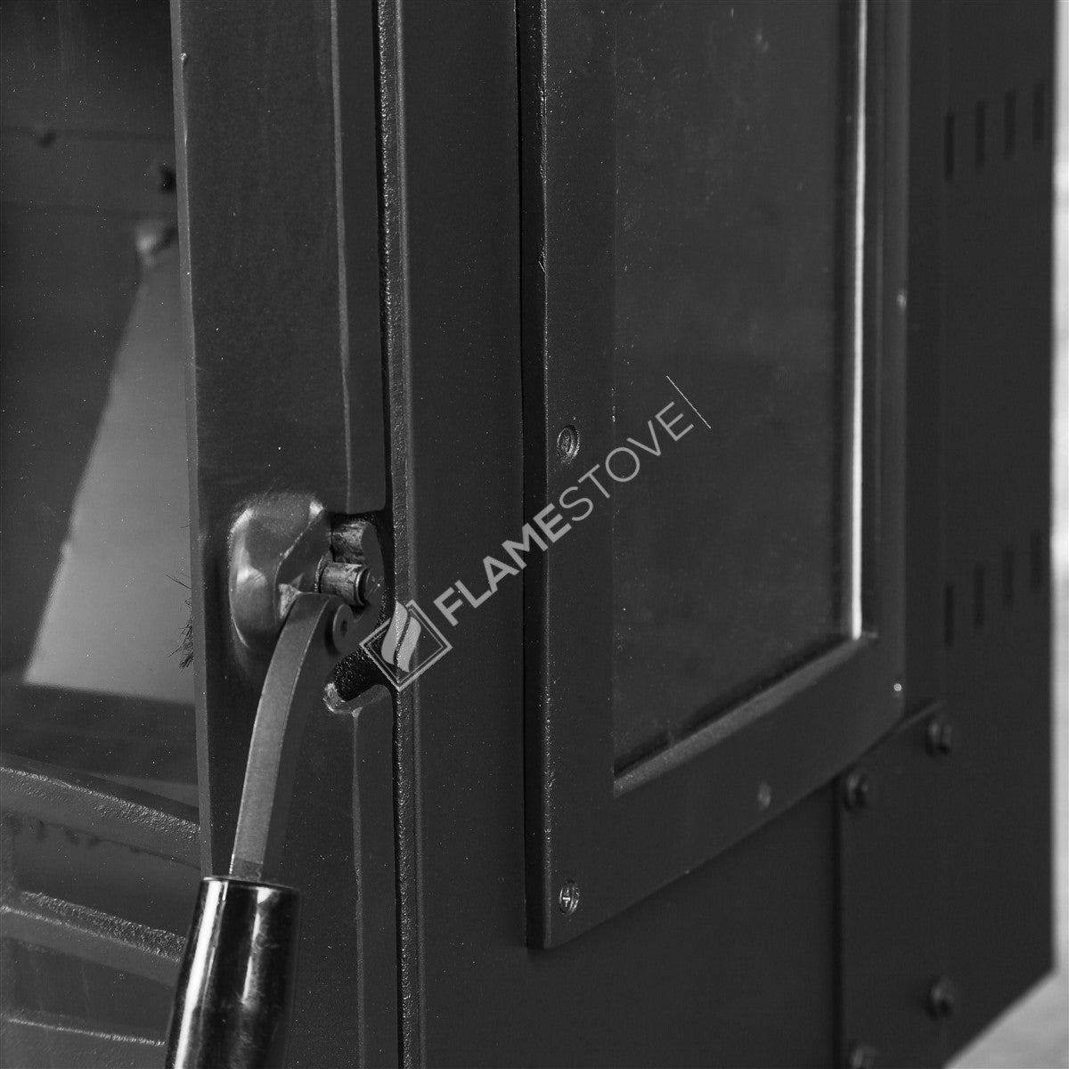 Lodi Lux Pellet Stove triple-glazed | pellet stove high efficiency, Class A, Schott Robax glass, chrome, combustion chamber, 7 kW