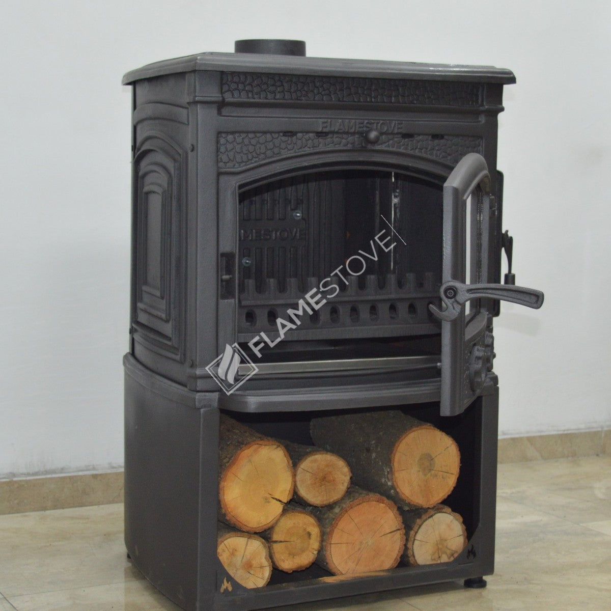 The Side Cover With The Sirius Star Cast Stove Odunluklu