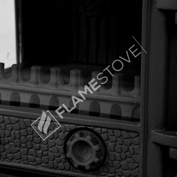 Sirius Maxi Stove Glass Casting 3 furnaces | high efficiency Wood & coal stove, Schott Robax Glass, rear air Balance System, kW 18.21