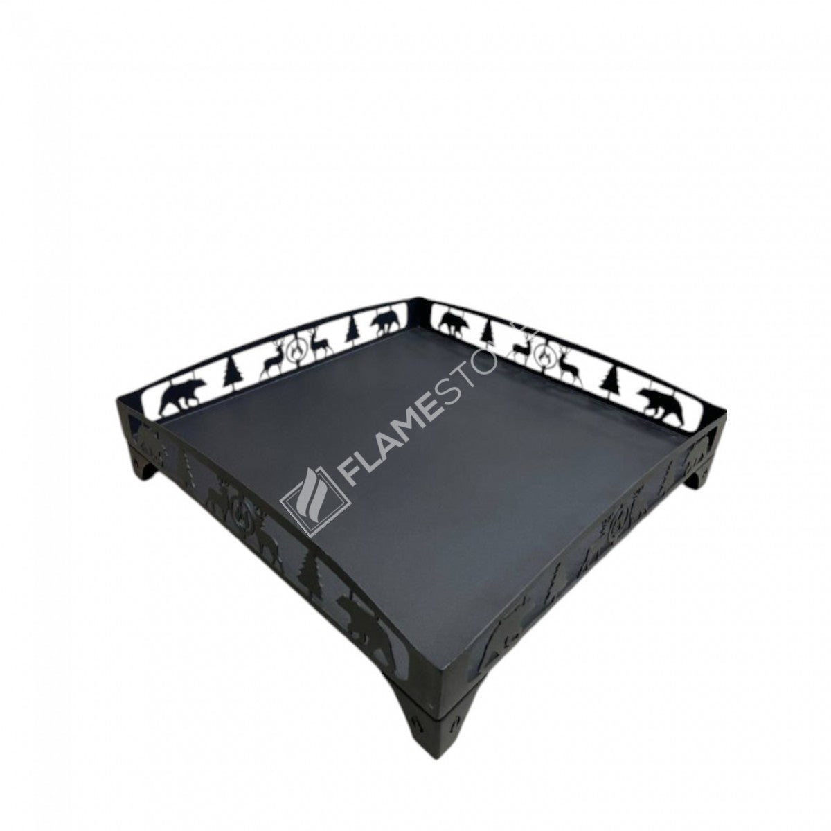 Stove forest pattern laser cutting Pad 50 x 50 cm