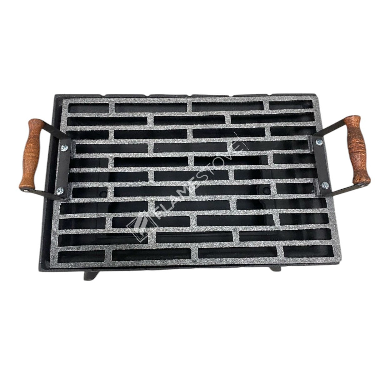 Small Square Wooden Grill Cast