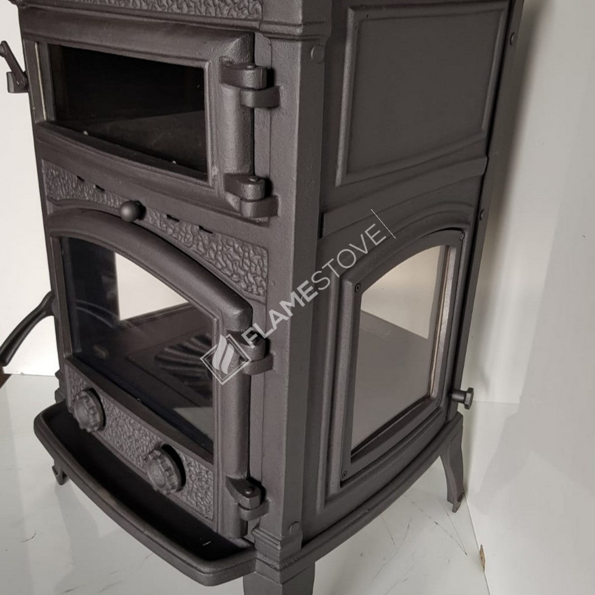 4 2 Sirius maxi casting glass stove furnaces | high efficiency Wood & coal stove, Schott Robax Glass, rear air Balance system, 15 kW