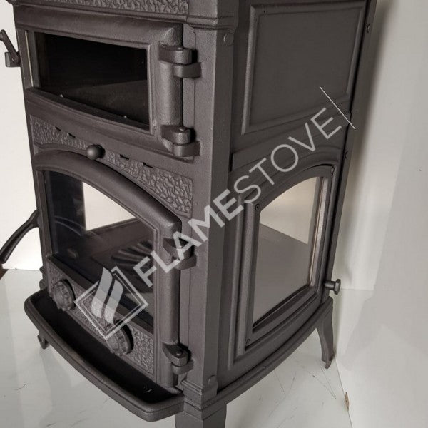 4 2 Sirius maxi casting glass stove furnaces | high efficiency Wood & coal stove, Schott Robax Glass, rear air Balance system, 15 kW