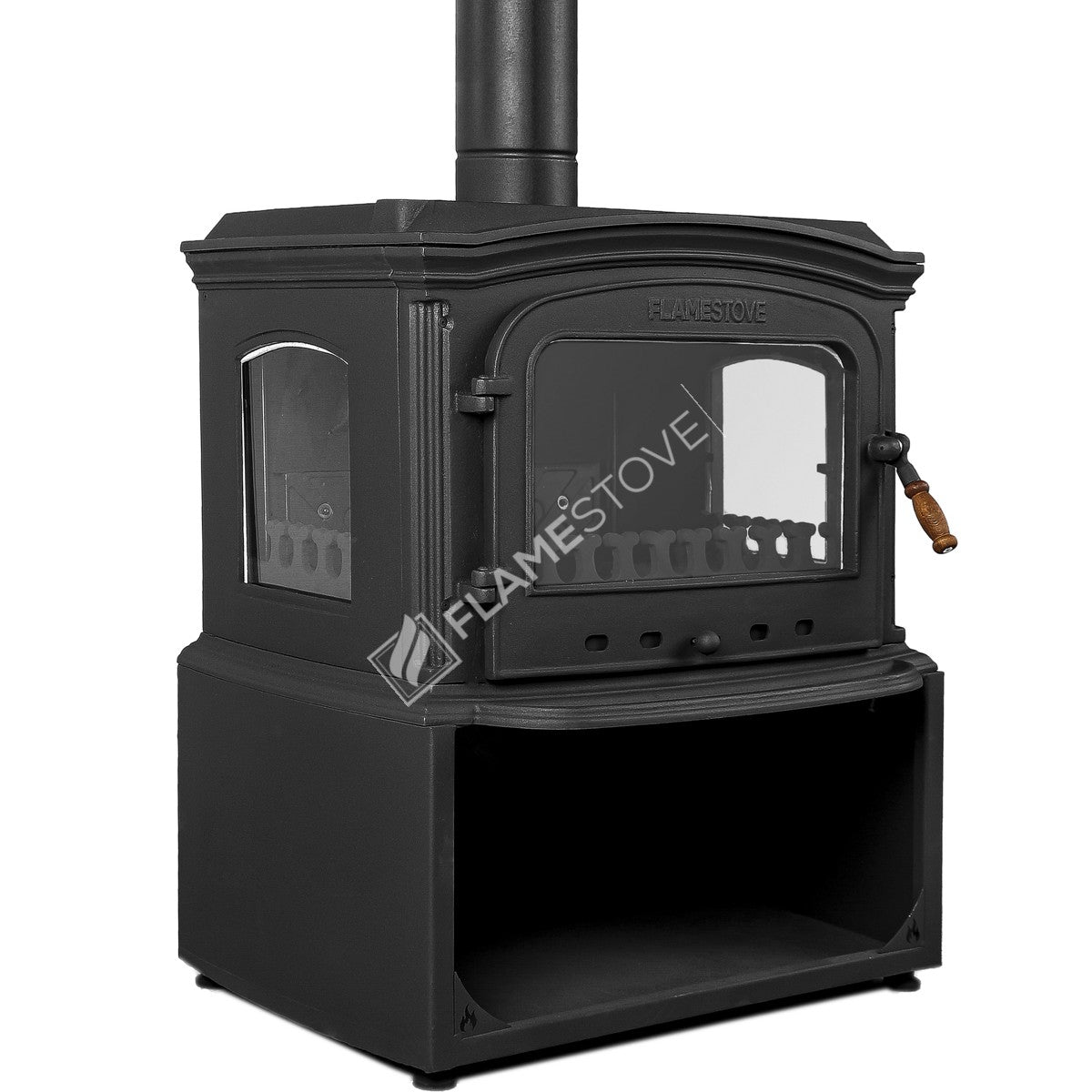 Lux Stove Side Altar Odunluklu Casting Clamshell | High Efficiency Wood & Coal Stove, Double Combustion, Energy Class A
