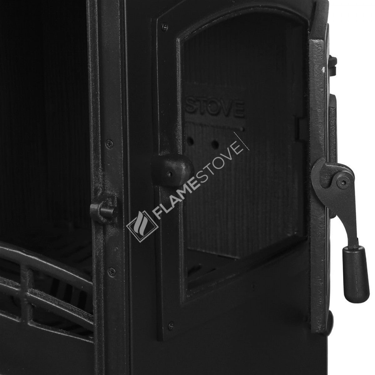 Gourmet stove stove stove flame with a lid cast with side Lodi | a-class, double-fired, Schott Robax Glass, 8 kW