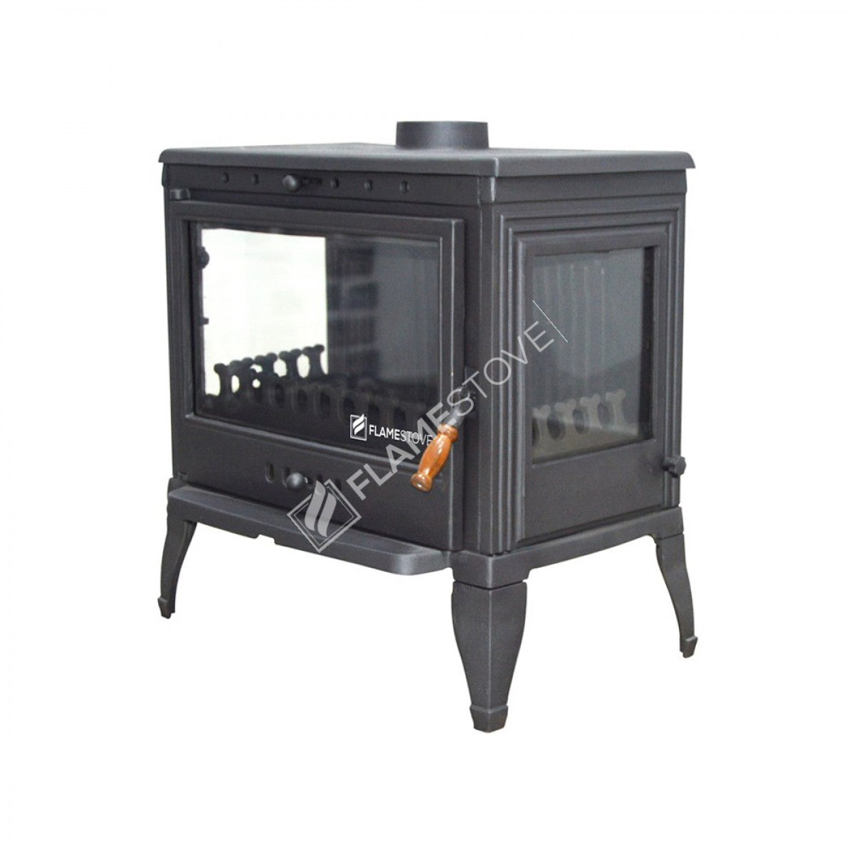 High Efficiency Cast Wood & Coal Stove - Retro Lux Double Combustion System