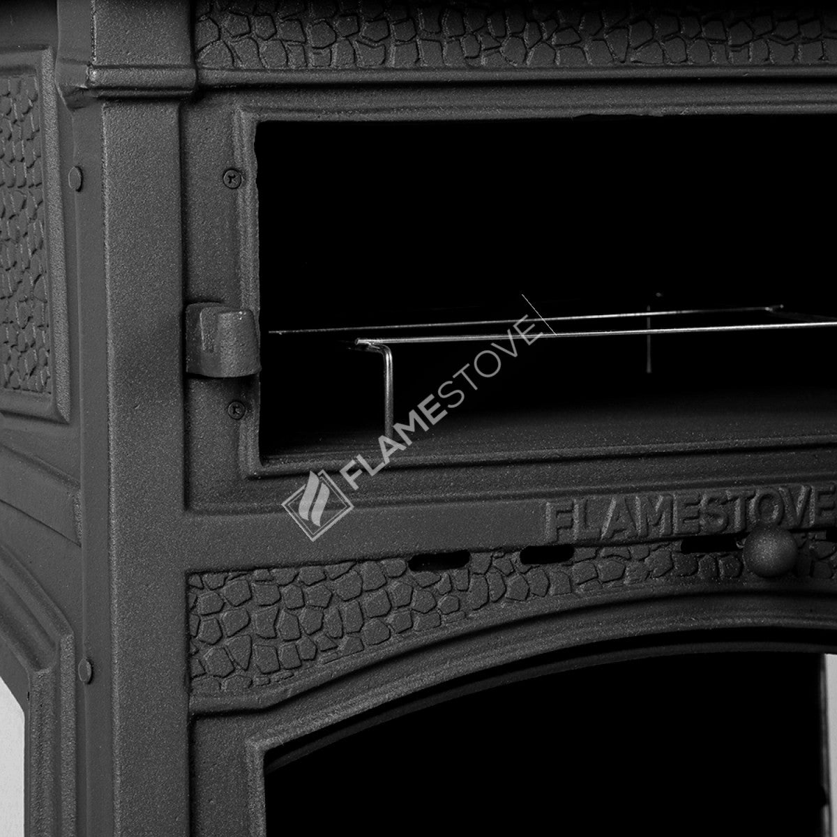 Stove glass stove with 3 Sirius maxi side with the lid casting | high efficiency Wood & coal stove, Schott Robax glass, double-Fired, kW 18.21