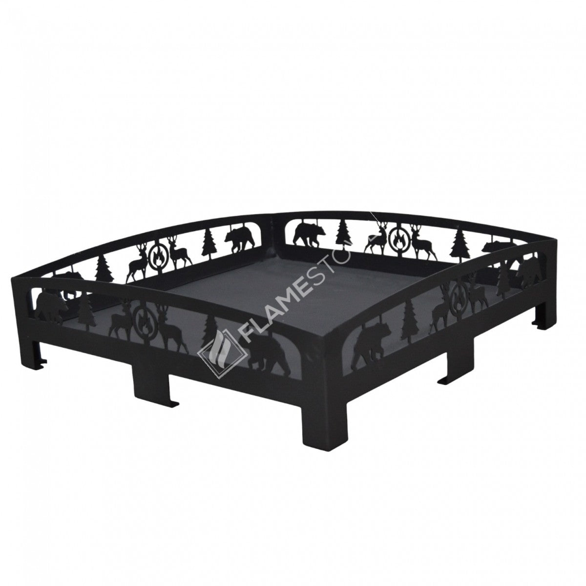 Stove forest pattern laser cutting Pad 50 x 50 cm