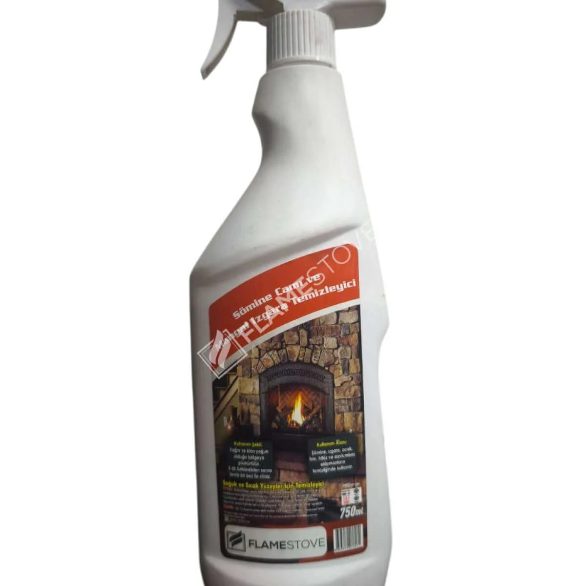 FS-120 Flame Stove Powerful Fireplace Stove Glass Cleaner Spray 750 ml ...