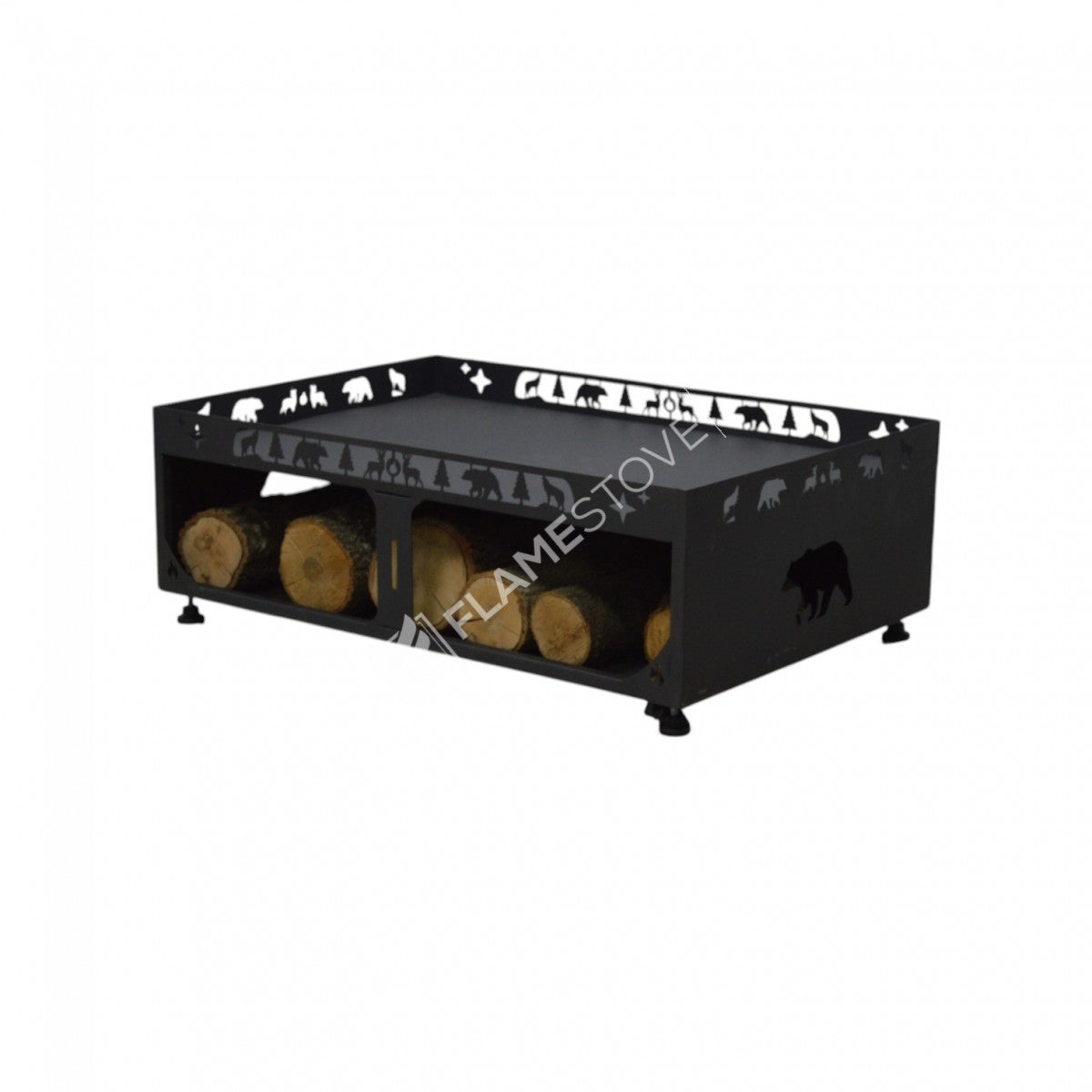 Patterned Nature 60cm x 90cm stove a wood base reservoir