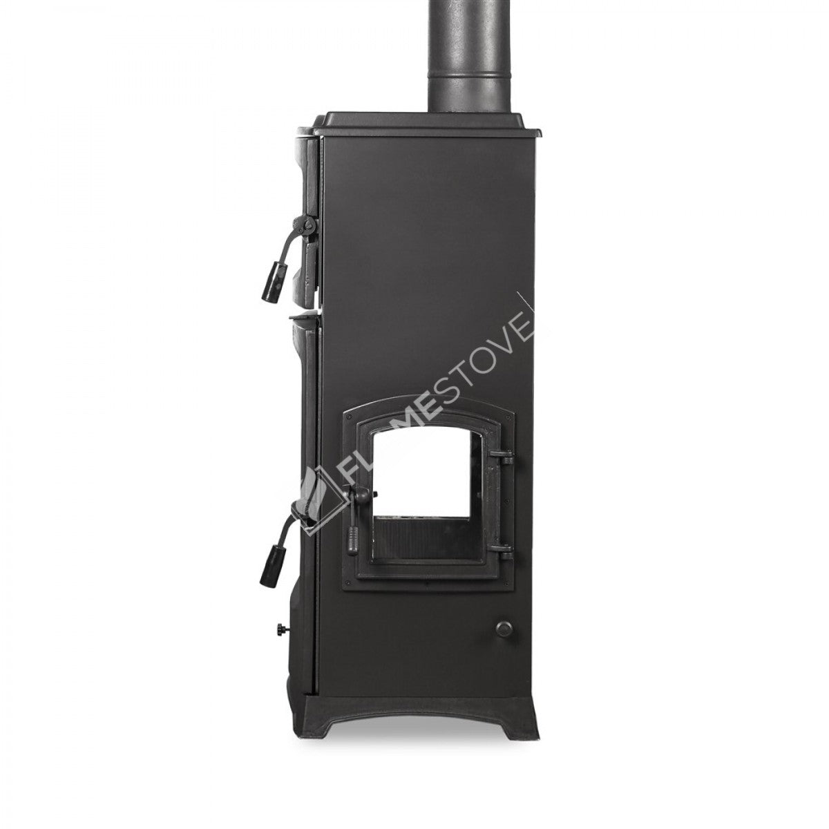 Lux stove stove stove flame with a lid cast with a side of gourmet Lodi | High Efficiency Wood & Coal Stove, 3-sided Glass double-fired, Class A, 8 kW