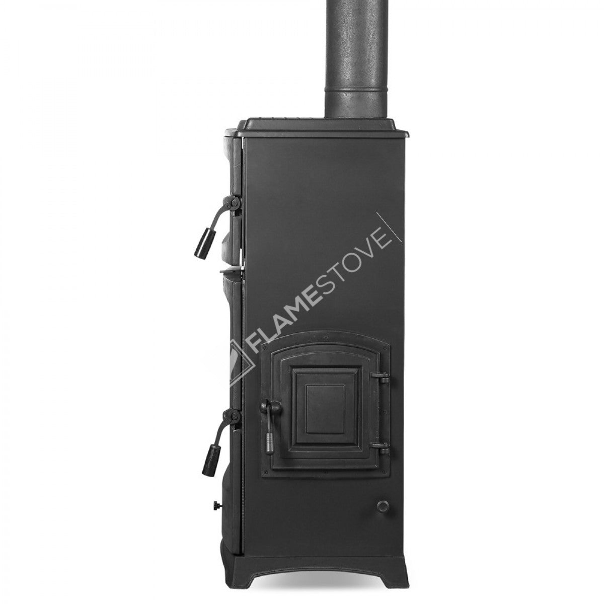 Gourmet stove stove stove flame with a lid cast with side Lodi | a-class, double-fired, Schott Robax Glass, 8 kW