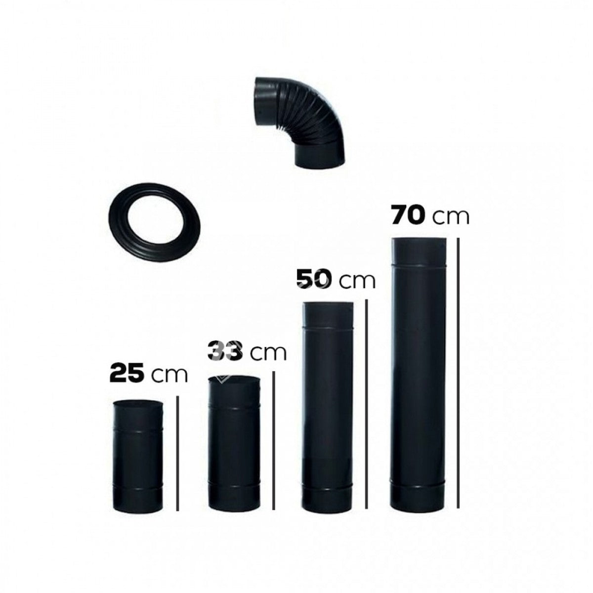 130 mm diameter Stove Pipe 1