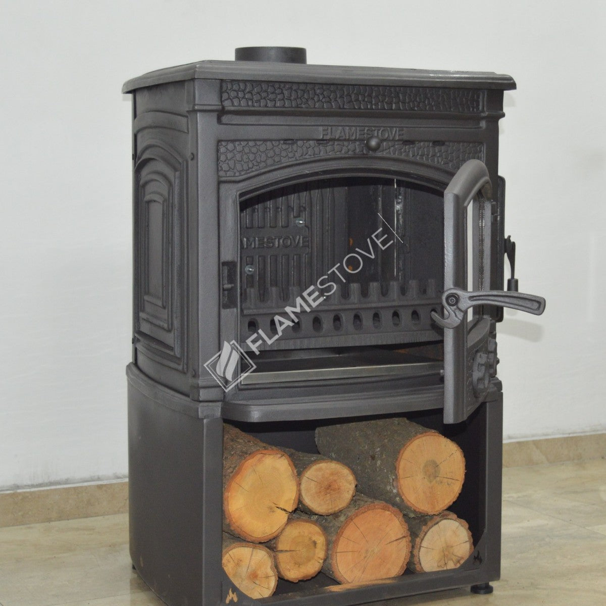 The Side Cover With The Sirius Star Cast Stove Odunluklu