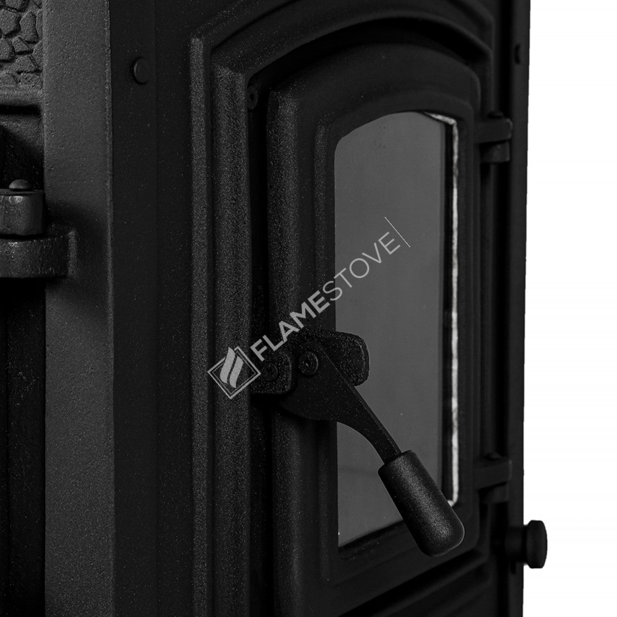 Stove glass stove with 3 Sirius maxi side with the lid casting | high efficiency Wood & coal stove, Schott Robax glass, double-Fired, kW 18.21