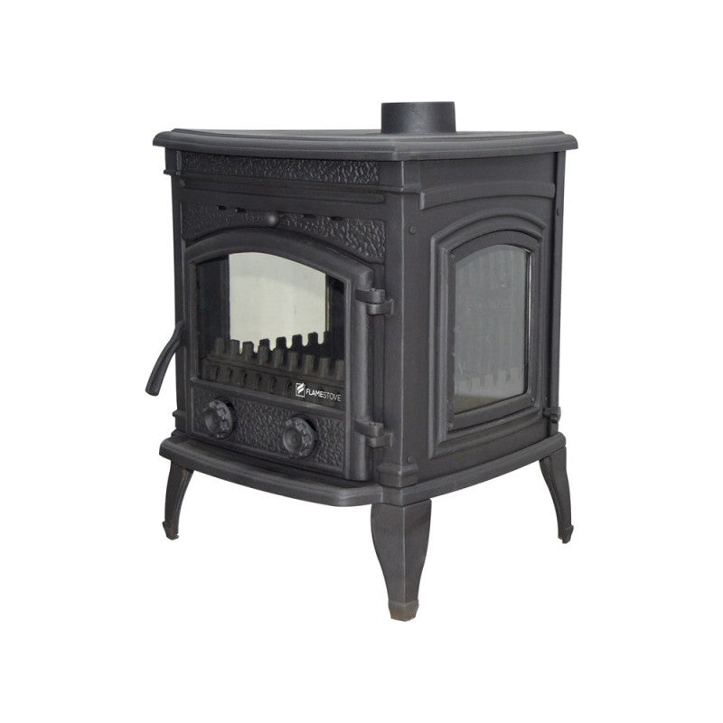 Casting Ultra Sirius FS-14 high-efficiency cast iron stove | German glazed ceramic | heat Power 9 kW | 130 mm the output of the chimney