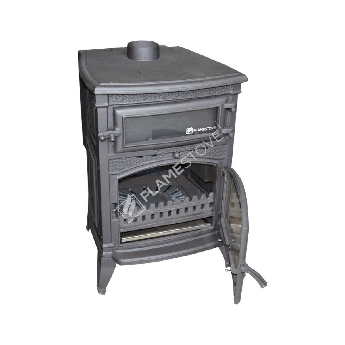 Mega Juicy Sirius the system's dual-Fired stove cast | high efficiency wood & Coal Stove, Schott Robax Glass, CE/Ecodesign 2022, 25 kW