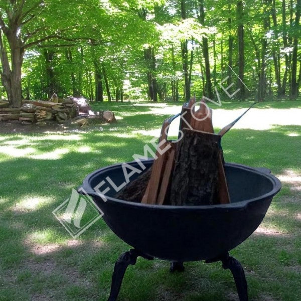 Fire pit flame pit | 65 cm | diameter 10 mm thick Casting | 42 cm Height | high heat resistance