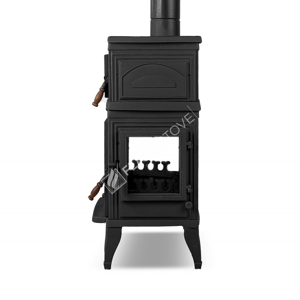 The Side Cover Casting With High Efficiency Wood & Coal Stove - Retro Lux, Enamel Stove