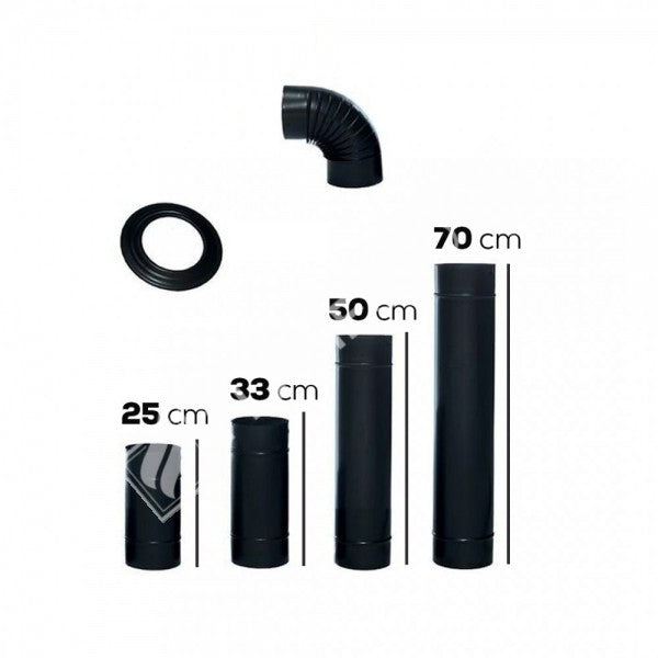 130 mm diameter stove pipe Kit