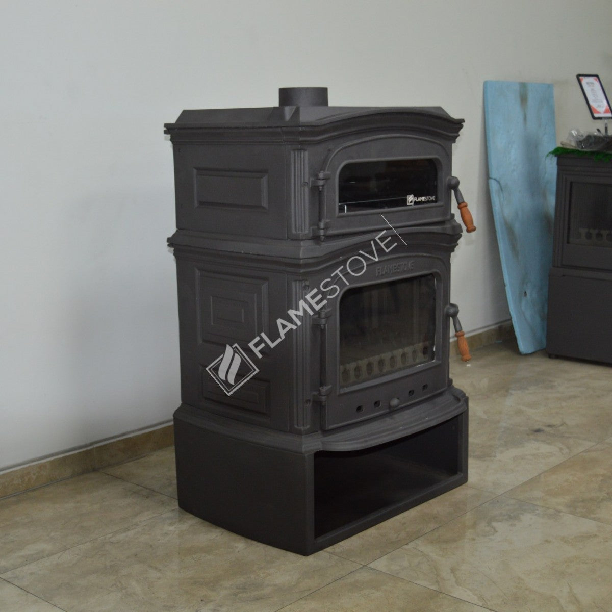 Premium style Stove altar TBSP Casting | high efficiency Furnaces, Wood & coal stove, double Combustion, energy Class A, side Cover, Odunluklu