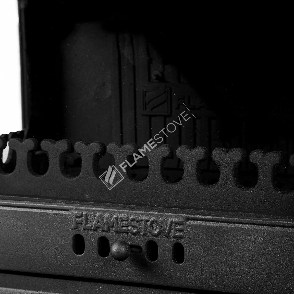 3 TBSP Lux casting glass Stove Retro style side Odunluklu Clamshell | high efficiency Wood &amp; coal stove, Schott Robax Glass, 10 kW