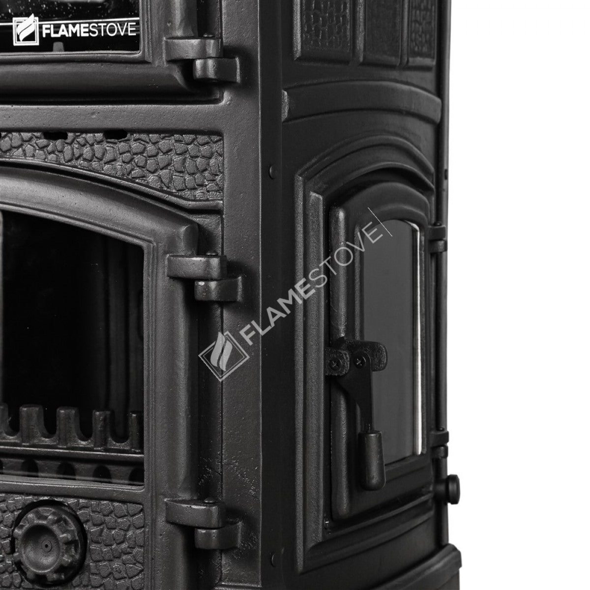 Sirius 4 tbsp style maxi odunluklu casting glass stove furnaces | high efficiency Wood & coal stove, Schott Robax glass, double-Fired, kW 18.21