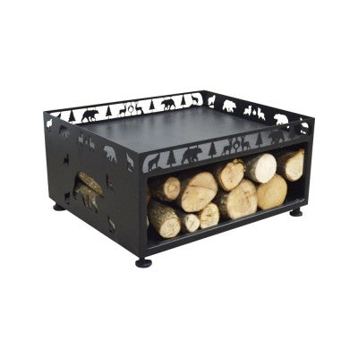 50cm x 60cm Patterned Wood Forest to the base of the stove Reservoir